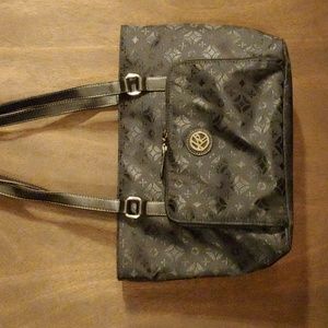 Kim Rogers Black Bag with Silver Trim